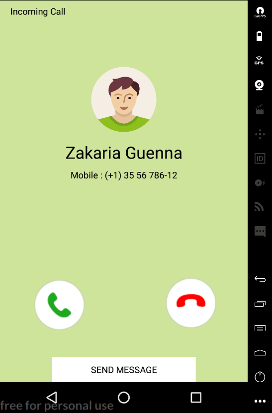 GitHub MrZakdev/FakeCallApp Fake Call Android Application
